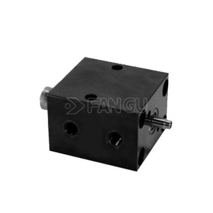 ROEMHELD B1.552 Series Double-acting Block Hydraulic Cylinder Extended Piston Rod for Position Monitoring