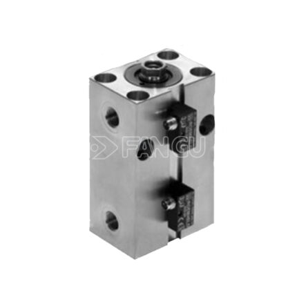 ROEMHELD B1.553 Series Double-acting Short Stroke Block Hydraulic Cylinder Max Pressure 500 Bar