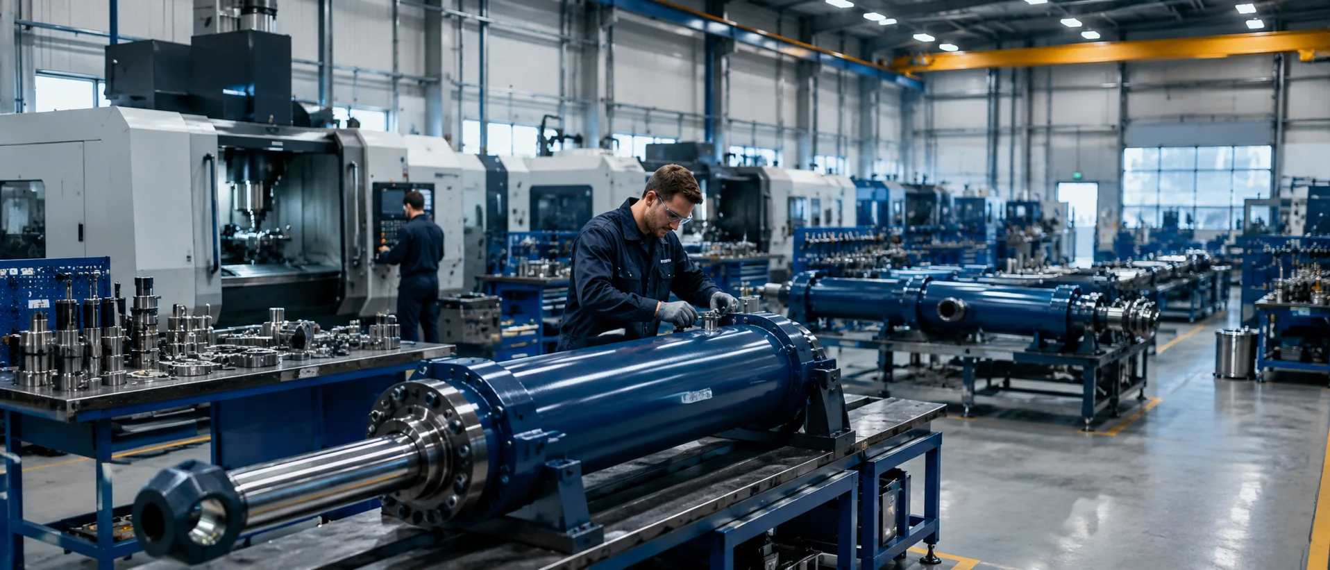 Hydraulic cylinder manufacturing and assembly at Fangu