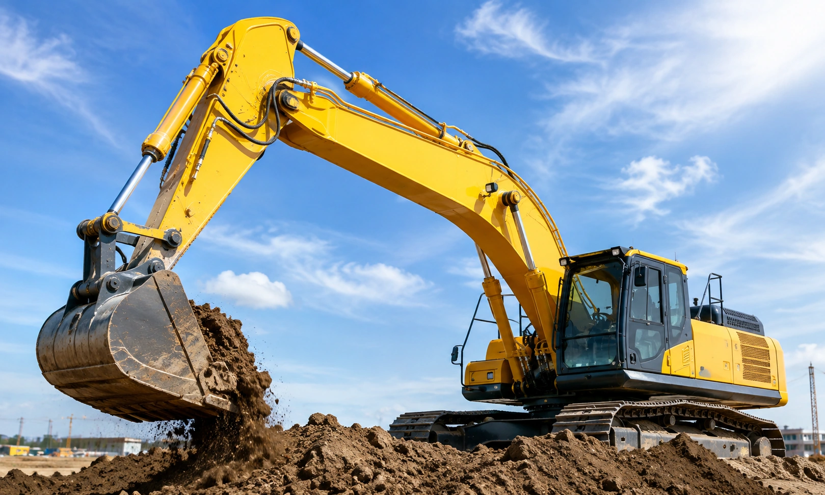 Construction machinery hydraulic applications