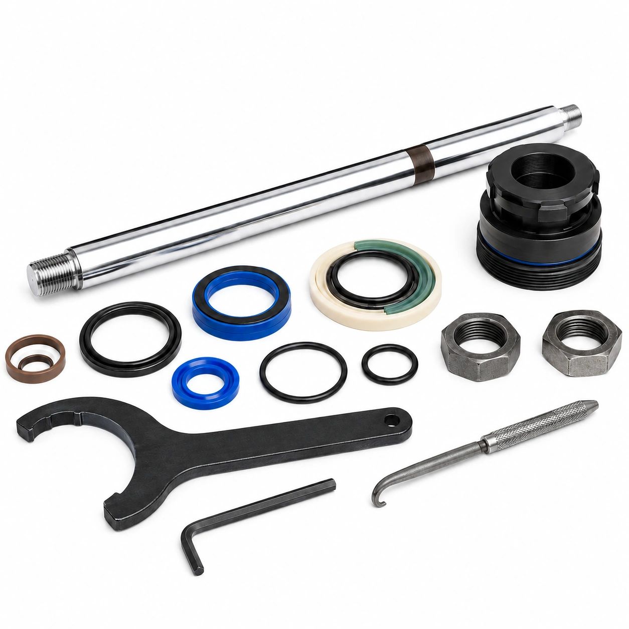 Hydraulic cylinder seal kits
